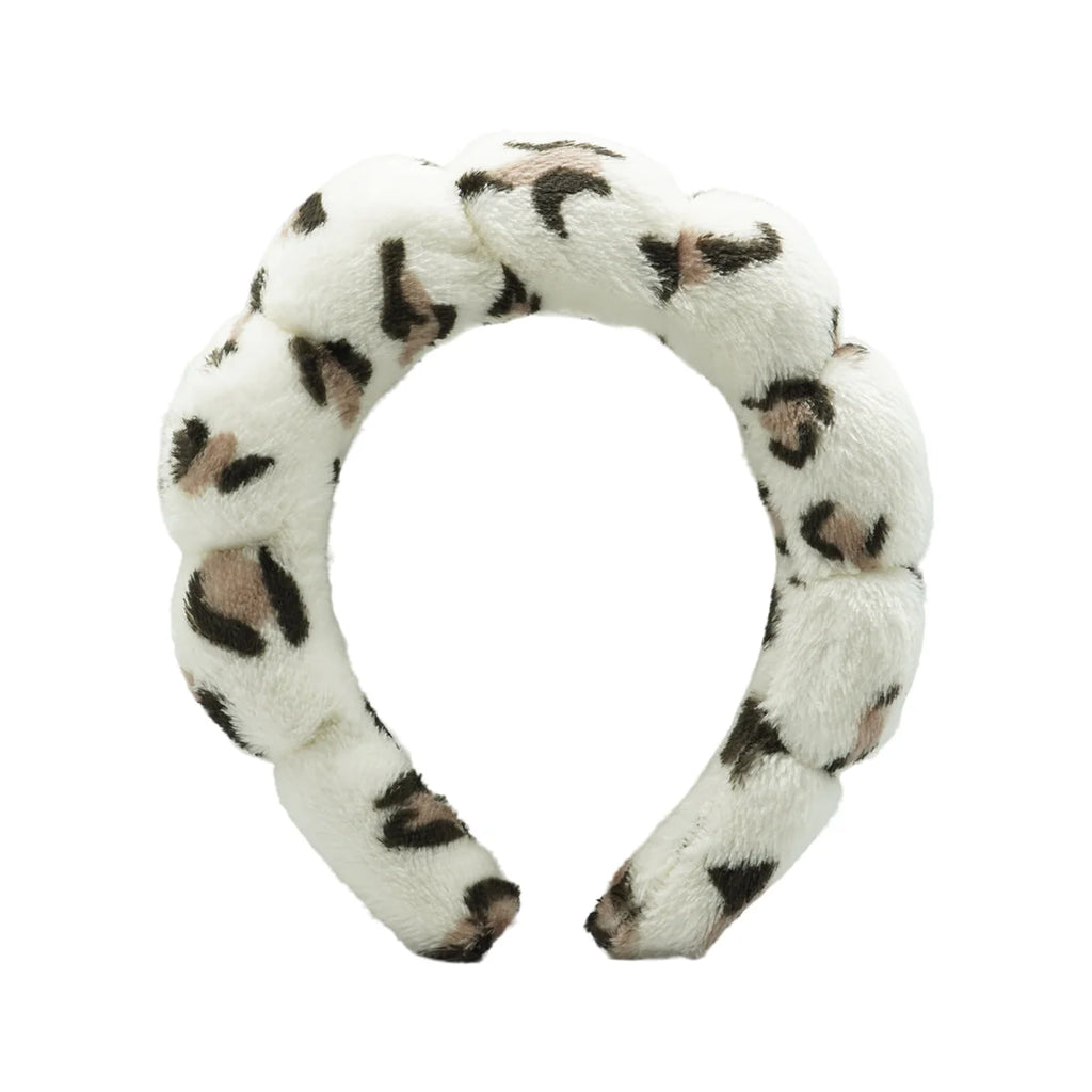 CloudSoft Skin Care Headbands Leopard