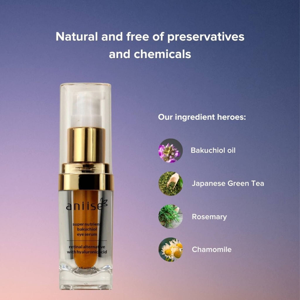 AQUA Bakuchiol Eye Serum — Retinol Alternative for Firming & Brightening